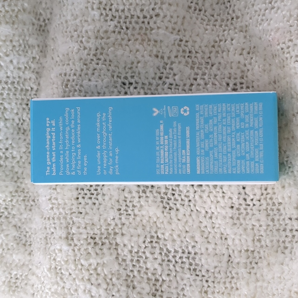 TULA Skincare glow + get it cooling & brightening eye balm, 10g/0.35oz - Picture 5 of 11